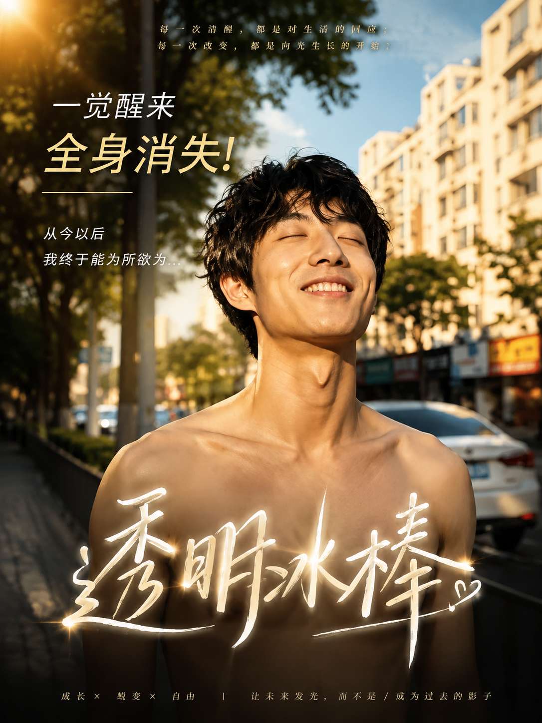 透明冰棒